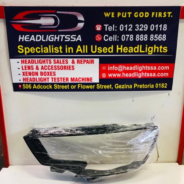 Second image of Audi A3 replacement headlight lens - Left side