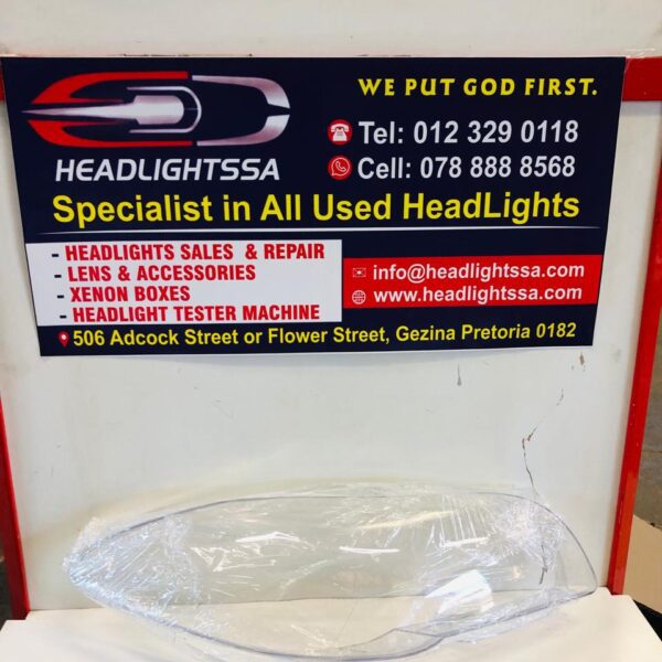 Second image of BMW F10 5 series replacement headlight lens - Right side