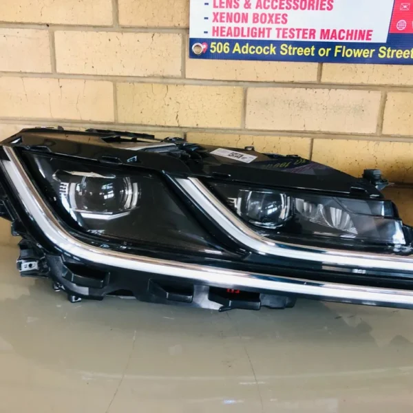 Second image of VW Arteon Xenon Headlight with Chrome Trimming – Left Side