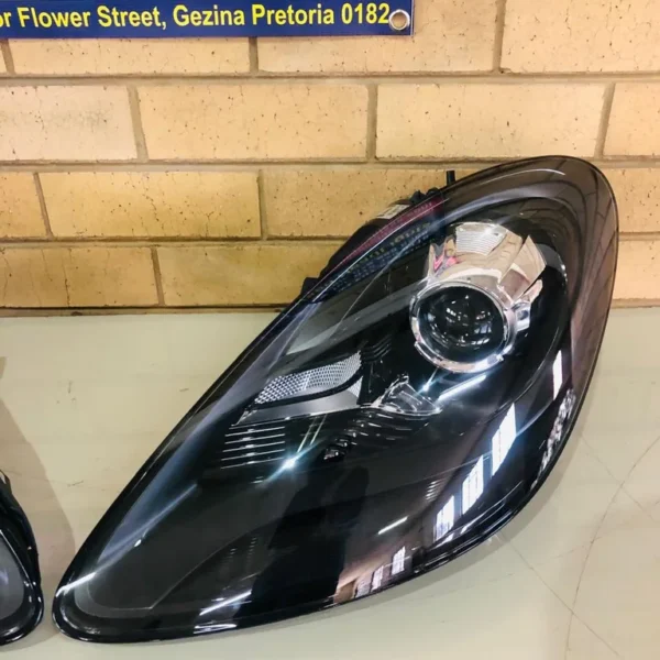 Second image of Porsche Boxster / Cayman 718 / 982 Black Xenon Headlight – Left Side