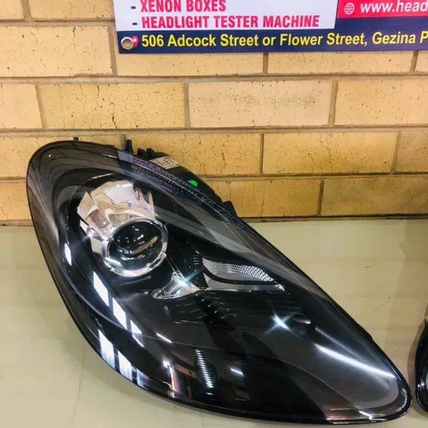 Second image of Porsche Boxster / Cayman 718 / 982 Black Xenon Headlight – Right Side
